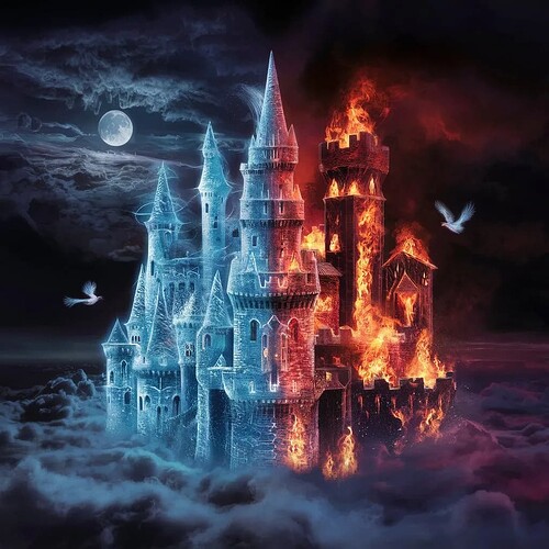 A castle made of ice and fire